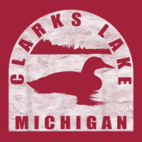 Clarks Lake Loon Michigan Basic T-shirt | Artistshot