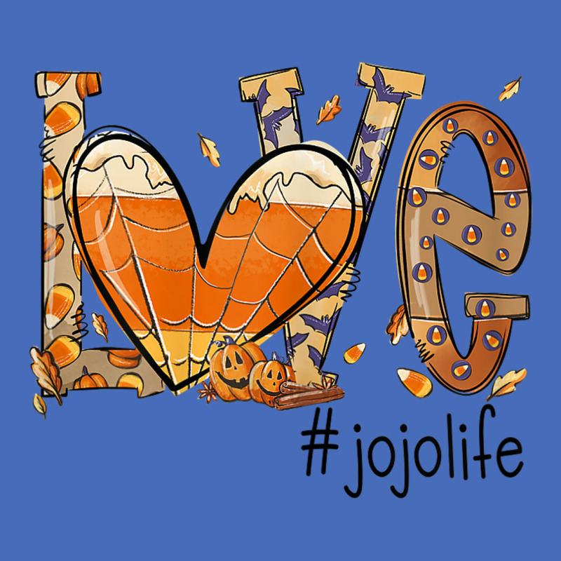 Womens Love Jojo Life Fall Season Autumn Pumpkin Halloween Basic T-shirt by Orchid | Artistshot