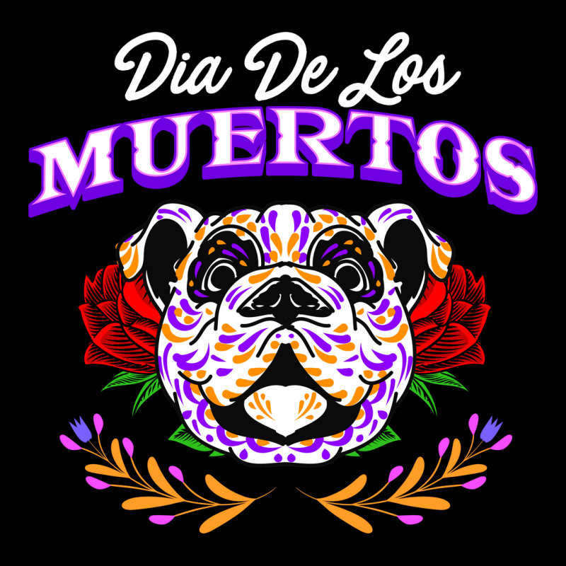 Vector Decorative Dog Head Day Of The Dead Mexico Long Sleeve Shirts | Artistshot