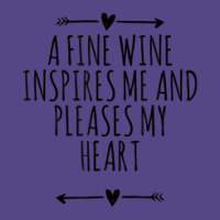 Cool Funny Arrows Saying A Fine Wine Inspires Me And Pleases Basic T-shirt | Artistshot