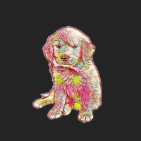 Golden Retriever Puppy Wearin 3/4 Sleeve Shirt | Artistshot