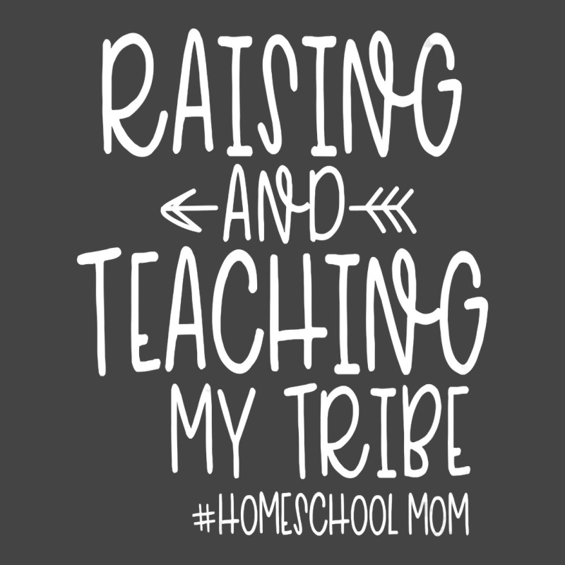 Womens Cute Homeschool Mom Design  Raising And Teaching My Tribe Basic T-shirt | Artistshot