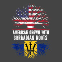 American Grown With Barbadian Roots Usa Flag Barbados Basic T-shirt | Artistshot