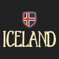 Iceland Icelandic Flag Souvenir Love Gift Basic T-shirt | Artistshot