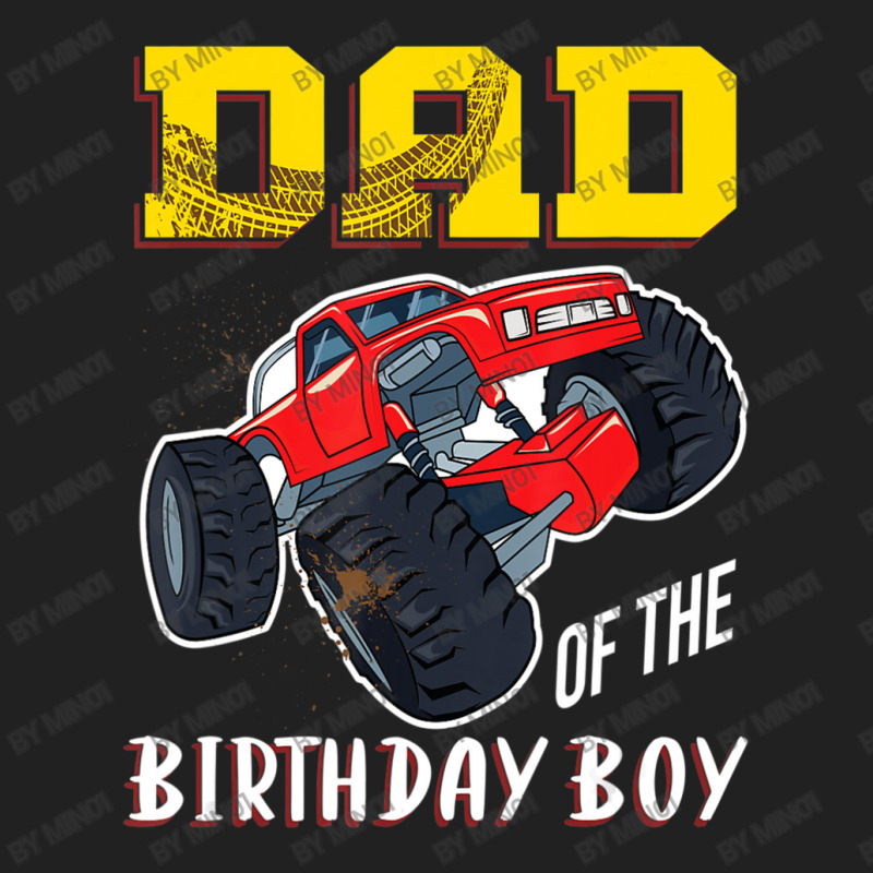 Mens Dad Of The Birthday Boy, Your Monster Truck Birthday Basic Youth T-shirt | Artistshot