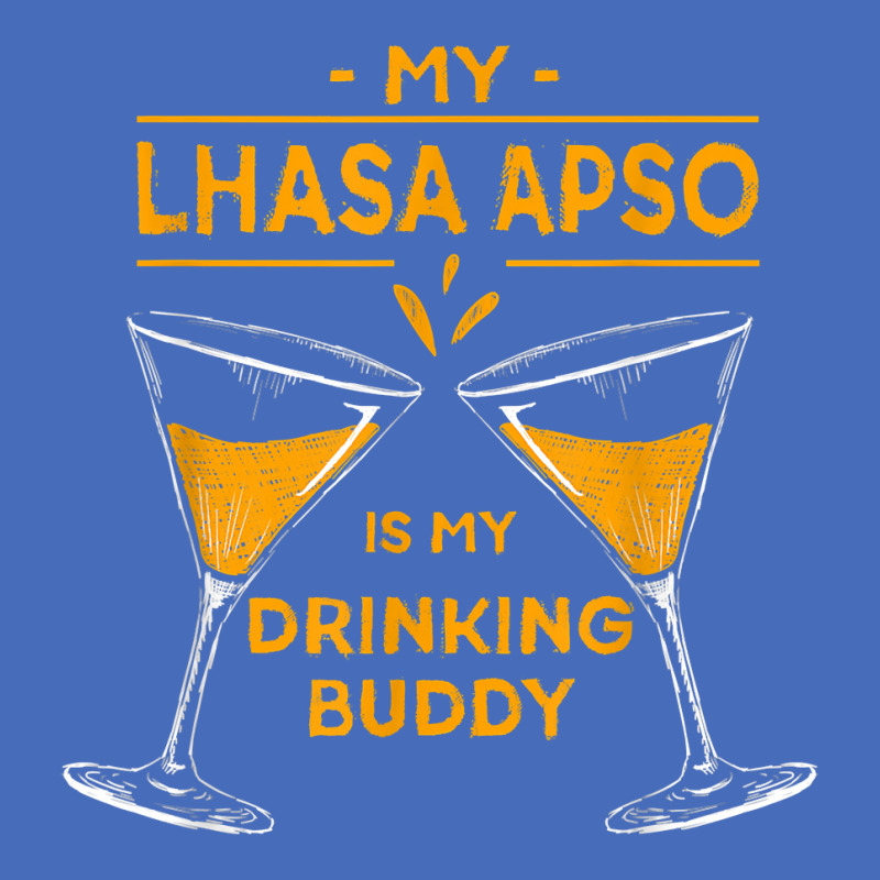 10506900022^my Lhasa Apso Is My Drinking Buddy^funny^dog Lov T Shirt Basic Youth T-shirt by cm-arts | Artistshot