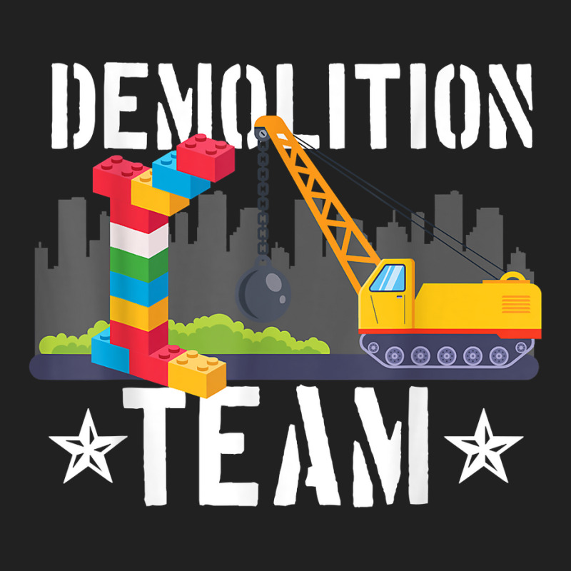 Demolition Team Master Builder Building Blocks Bricklayer T Shirt Basic Youth T-shirt | Artistshot