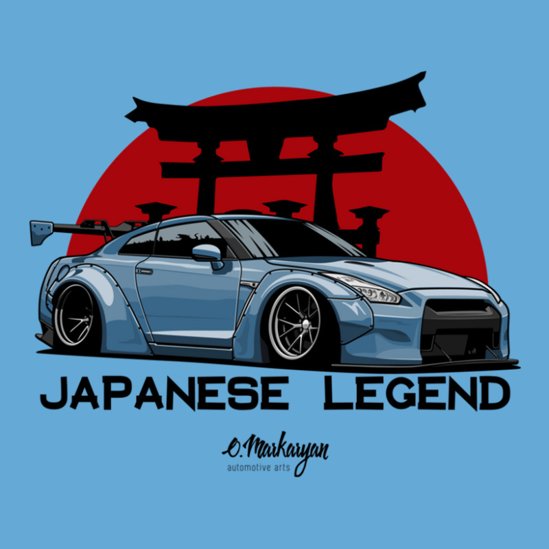 Gtr. Japanese Legend (blue) Basic T-shirt by RobertDoss | Artistshot