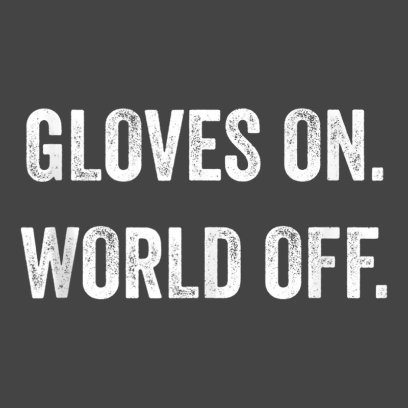 Gloves On World Off Fitness Tank Boxing Tank Kickboxing Tank Top Basic T-shirt | Artistshot