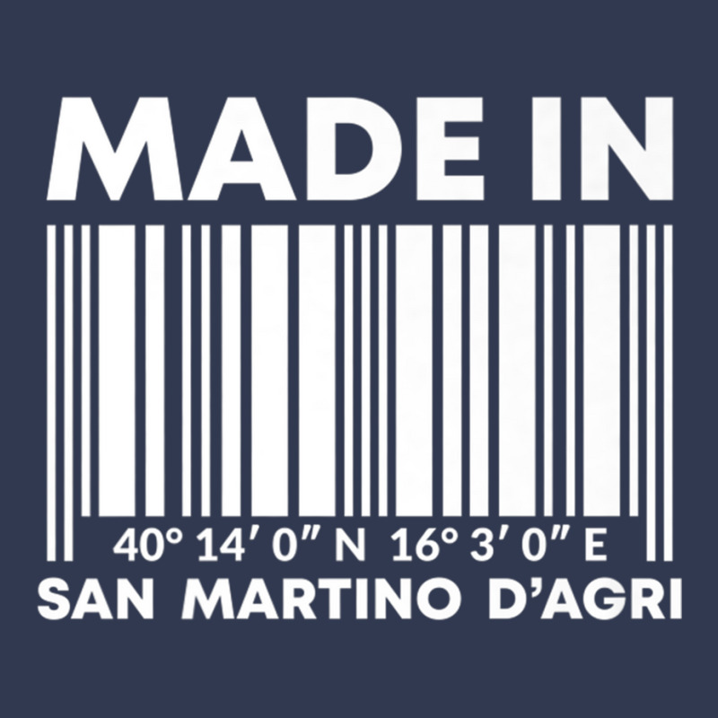 Made In San Martino D'agri Barcode Premium T Shirt Basic T-shirt by cm-arts | Artistshot