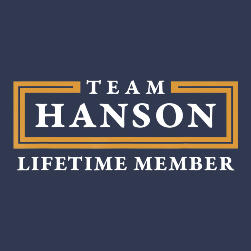 Team Hanson Lifetime Member Surname Basic T-shirt by Koyanho62 | Artistshot