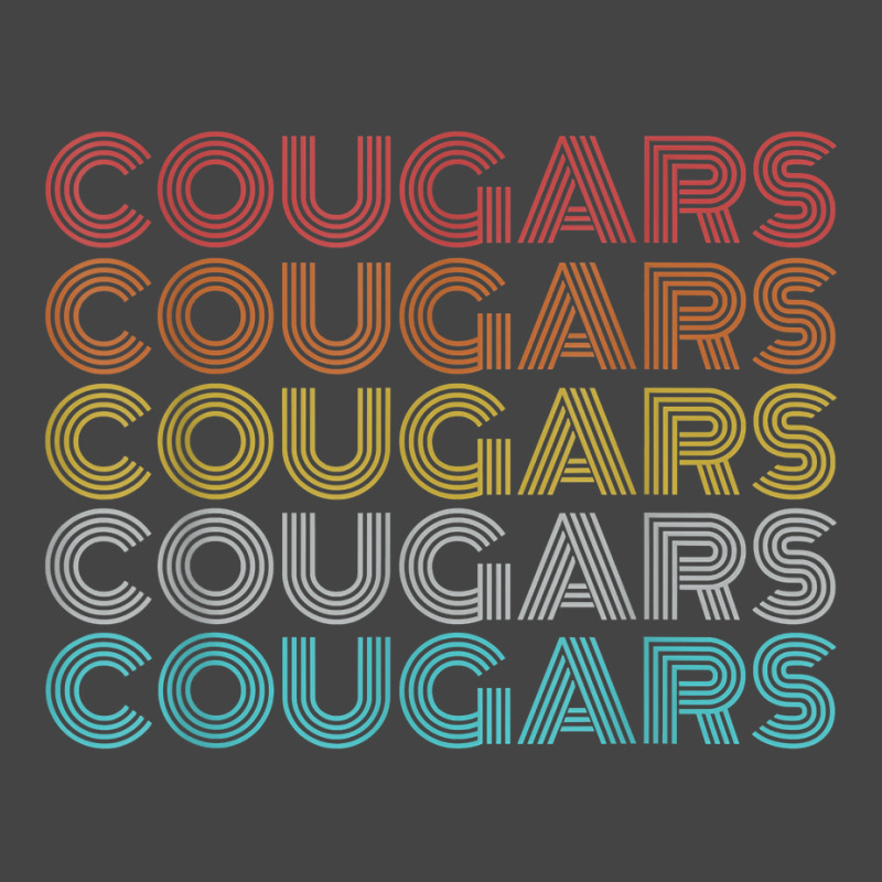 Retro Vintage Cougars T Shirt Basic T-shirt by cm-arts | Artistshot