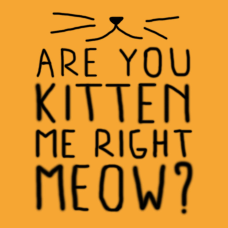 New Are You Kitten Me Right Meow Basic T-shirt | Artistshot