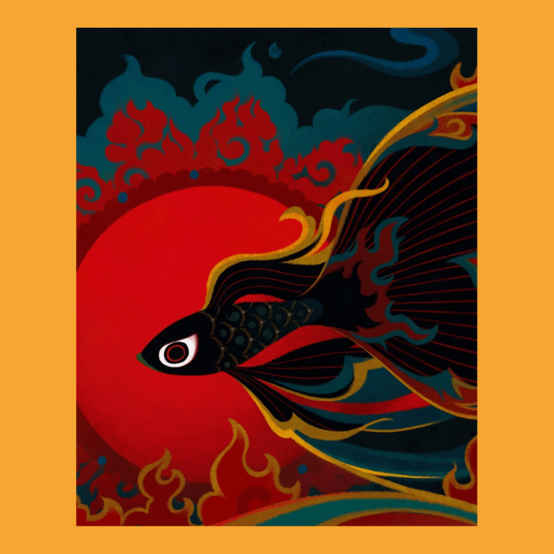 Fire Fish Basic T-shirt | Artistshot