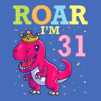 King Dinosaur Dance Happy My Birthday Roar I'm 31 Years Old Basic T-shirt | Artistshot