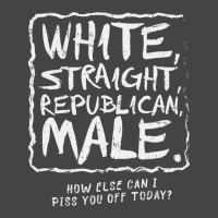 Sarcastic White Straight Republican Male Basic Youth T-shirt | Artistshot