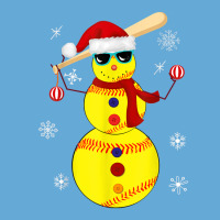 Softball Shortstop With Bat Xmas Snowman Snow Snowlfake T Shirt Basic Youth T-shirt | Artistshot