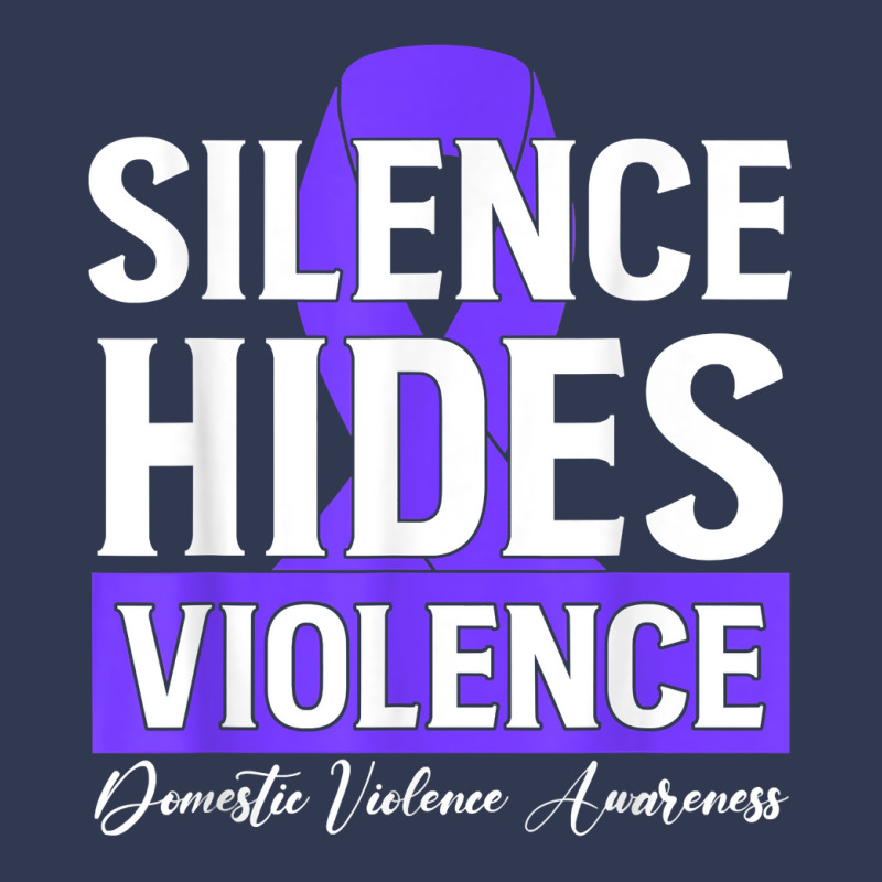 Silence Hides Violence   Domestic Violence Awareness Ribbon T Shirt Basic Youth T-shirt by cm-arts | Artistshot