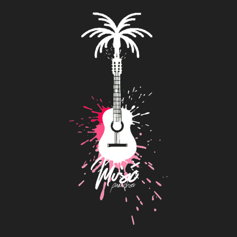 Guitar Music Instrumental For Gifts Basic T-shirt by cm-arts | Artistshot