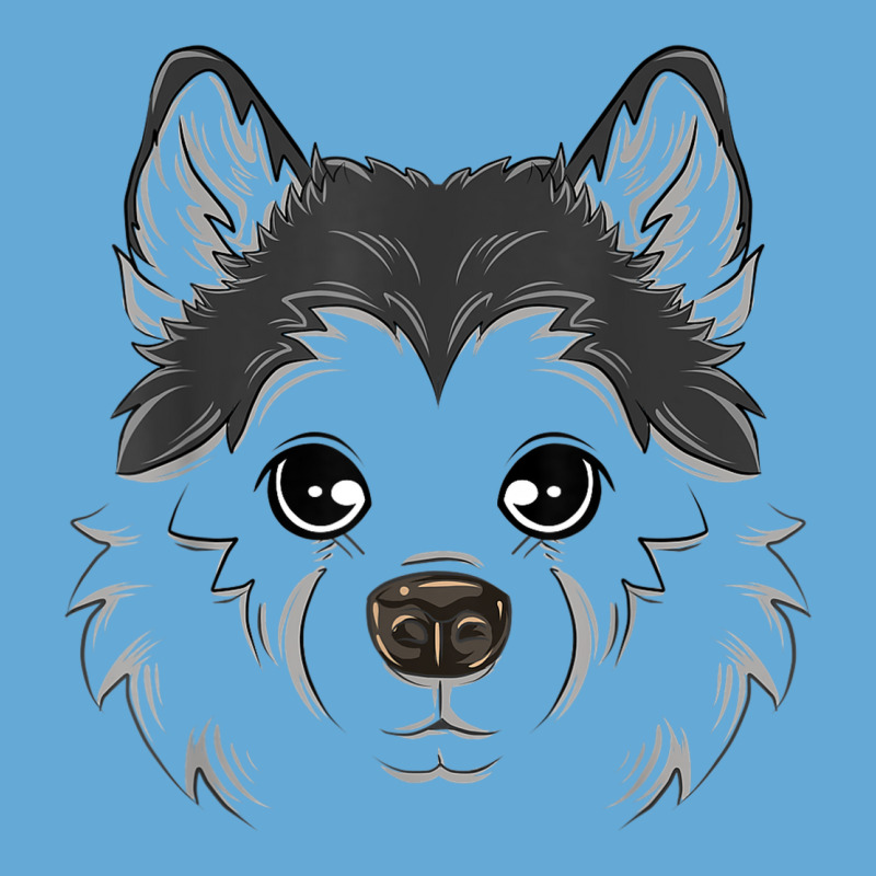 Alaskan Malamute Costume Cute Dog Face Halloween Basic T-shirt | Artistshot