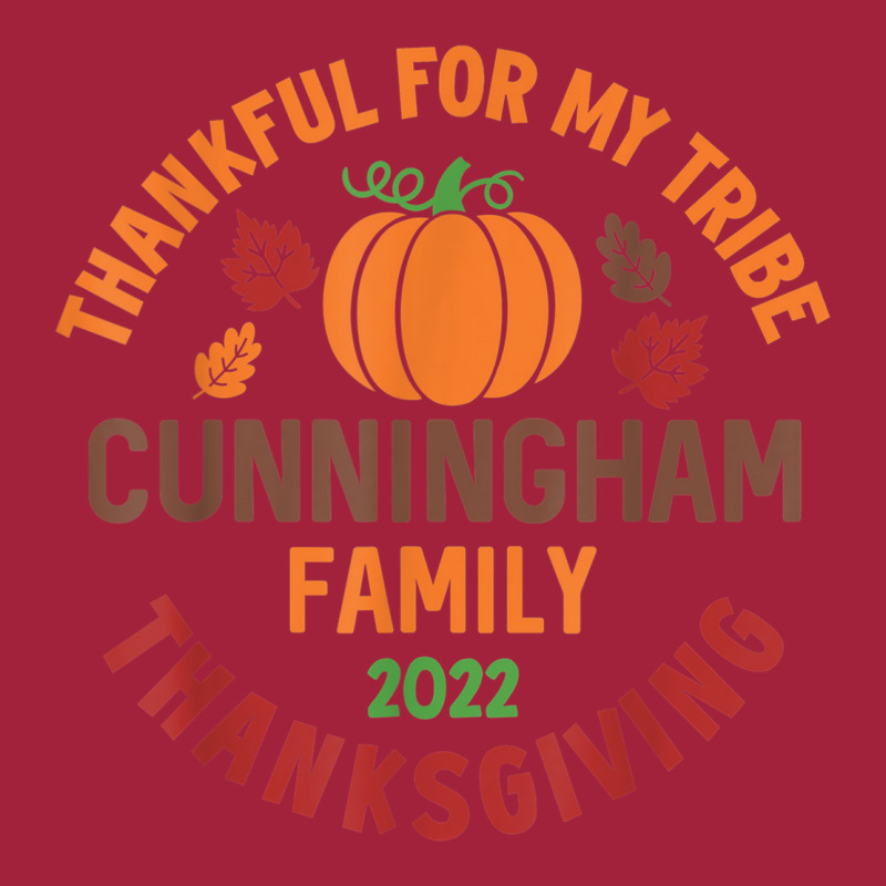 Cunningham Family Thanksgiving 2022   Thankful For My Tribe Basic T-shirt by Posh | Artistshot