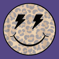 Trendy Leopard Smiley Face Lightning Bolt T Shirt Basic T-shirt | Artistshot