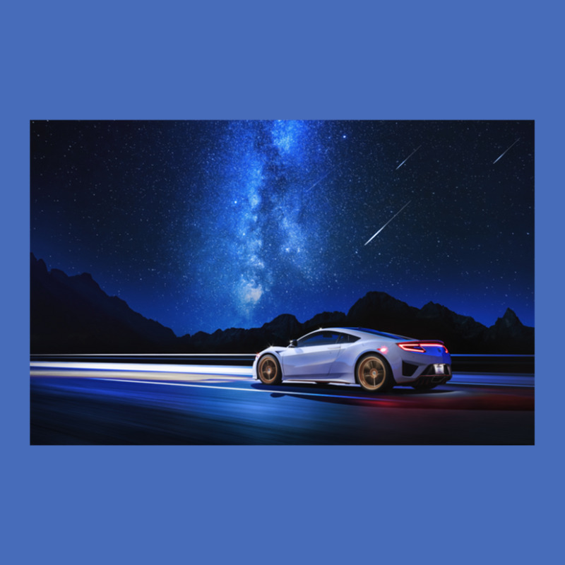 Supercar Milky Way Basic T-shirt by ShawnMochol | Artistshot