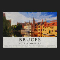 In Bruges Bruges (it?s In Belgium) Travel Poster-irwoq Basic Youth T-shirt | Artistshot