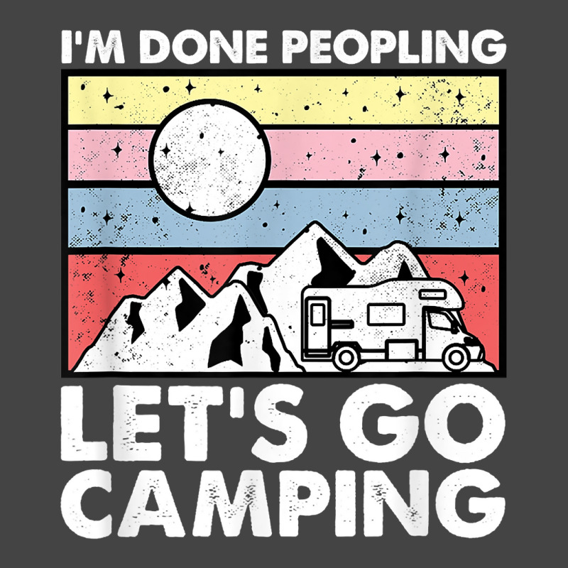 I'm Done Peopling Let's Go Camping   Anit Social Camper Life T Shirt Basic Youth T-shirt by cm-arts | Artistshot