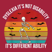 Dabbing Skeleton Halloween Dyslexia It's Not A Disability Basic Youth T-shirt | Artistshot