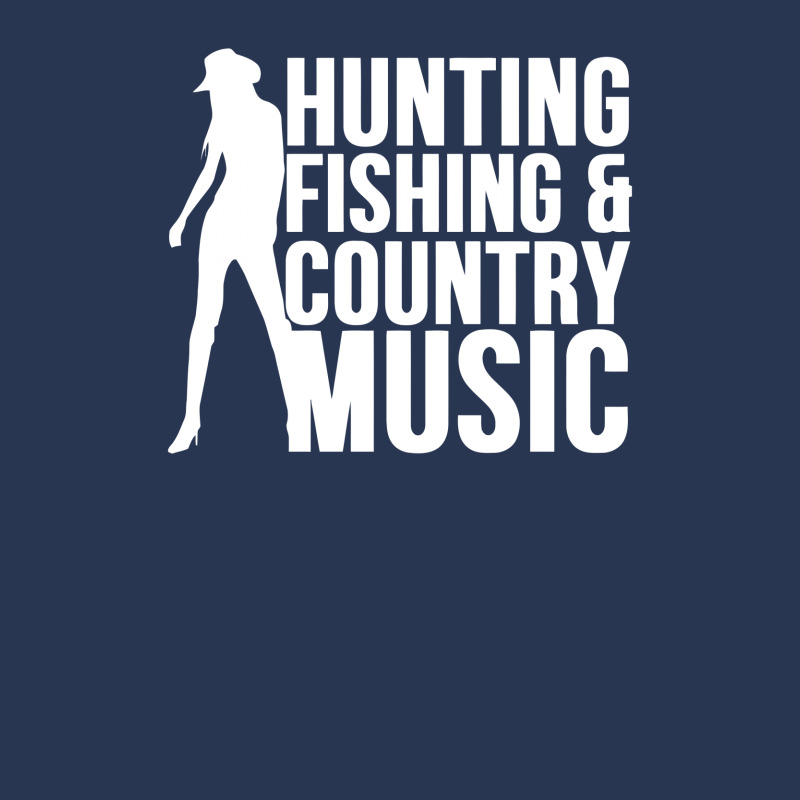 Funny Hunting, Fishing & Country Music Ladies Denim Jacket by erishirt | Artistshot