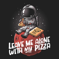 Leave Me Alone With My Pizza - Funny Space Astronaut Gift Basic Youth T-shirt | Artistshot