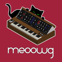 Synthesizer Cat Meow Basic T-shirt | Artistshot