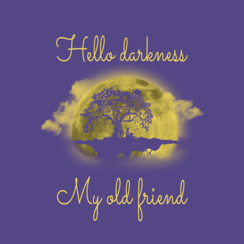 Hello Darkness My Old Friend Hippie Basic T-shirt | Artistshot