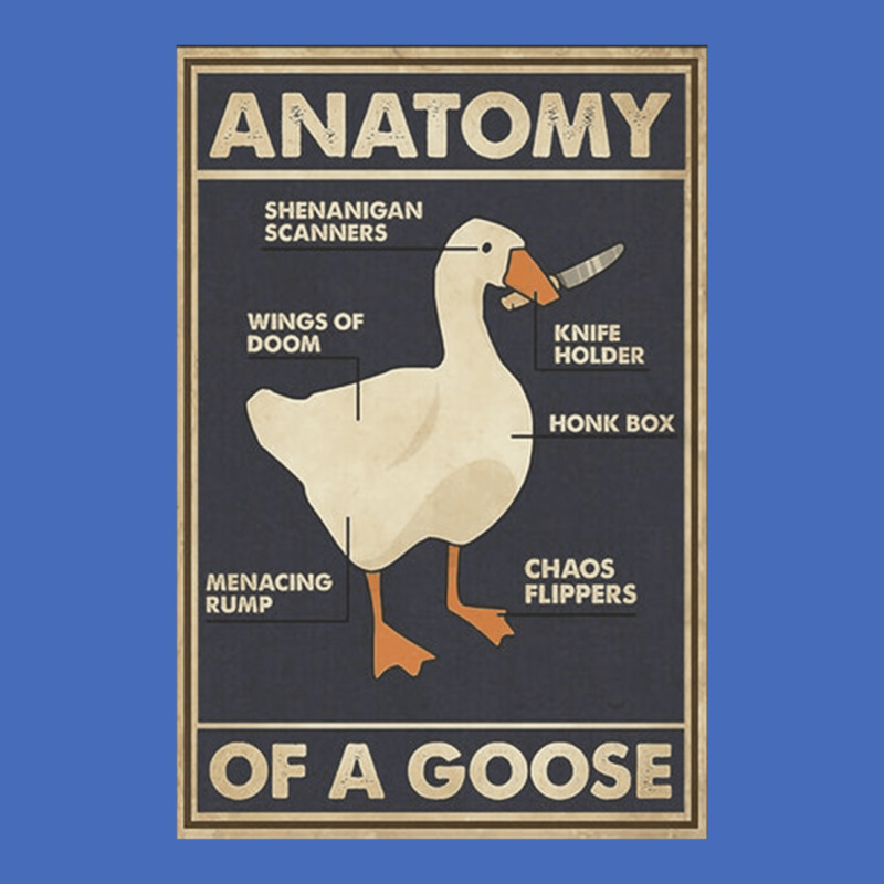 Anatomy Of A Goose, Anatomy, A Goose, Anatomy Of A Goose Vintage, Anat Basic T-shirt | Artistshot