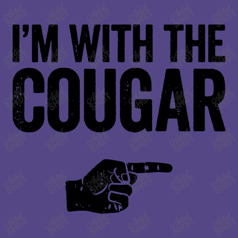 Im With The Cougar Basic T-shirt by Yellowbubbles | Artistshot