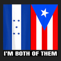 Half Honduran & Puerto Rican Dna Honduras & Puerto Rico Flag T Shirt Basic Youth T-shirt | Artistshot