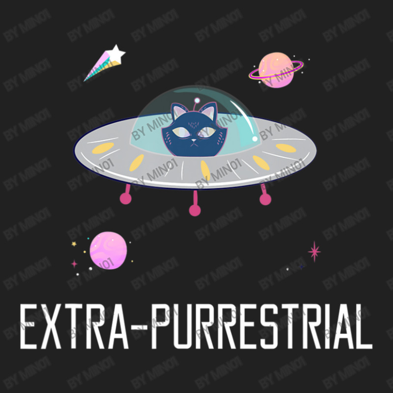 Extra Purrestrial Cat Alien Ufo Martian Ufologist Space Basic Youth T-shirt by Min01 | Artistshot