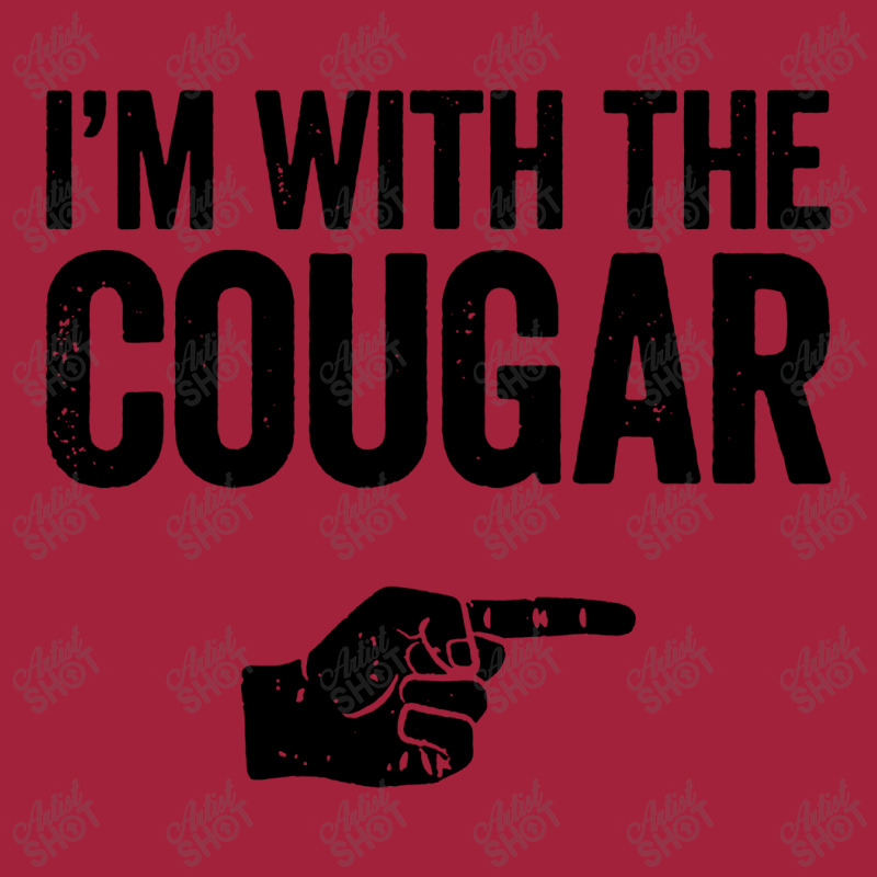 Im With The Cougar Basic Youth T-shirt by Yellowbubbles | Artistshot