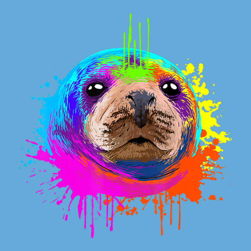 Splash Art Sea Lion Animal Seal Lover Basic Youth T-shirt | Artistshot