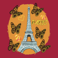 Love Paris Hearts Eiffel Tower Butterfly France Love French Long Sleev Basic Youth T-shirt | Artistshot