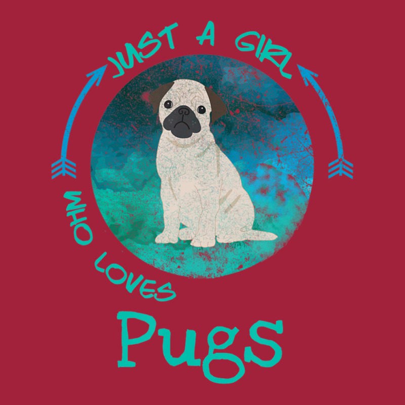 Funny Pug Just A Girl Who Loves Pugs Dog Lover Basic T-shirt | Artistshot