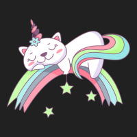 Cute Kawaii Unicorn Cat Basic T-shirt | Artistshot