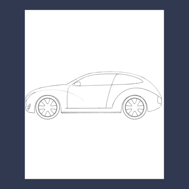 Car Technical Drawing - Shooting Brake Basic T-shirt | Artistshot