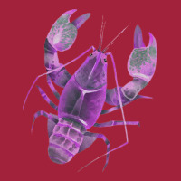 Aqua Purple Colored Lobster Basic T-shirt | Artistshot