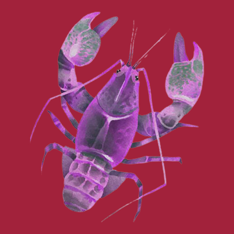 Aqua Purple Colored Lobster Basic T-shirt | Artistshot