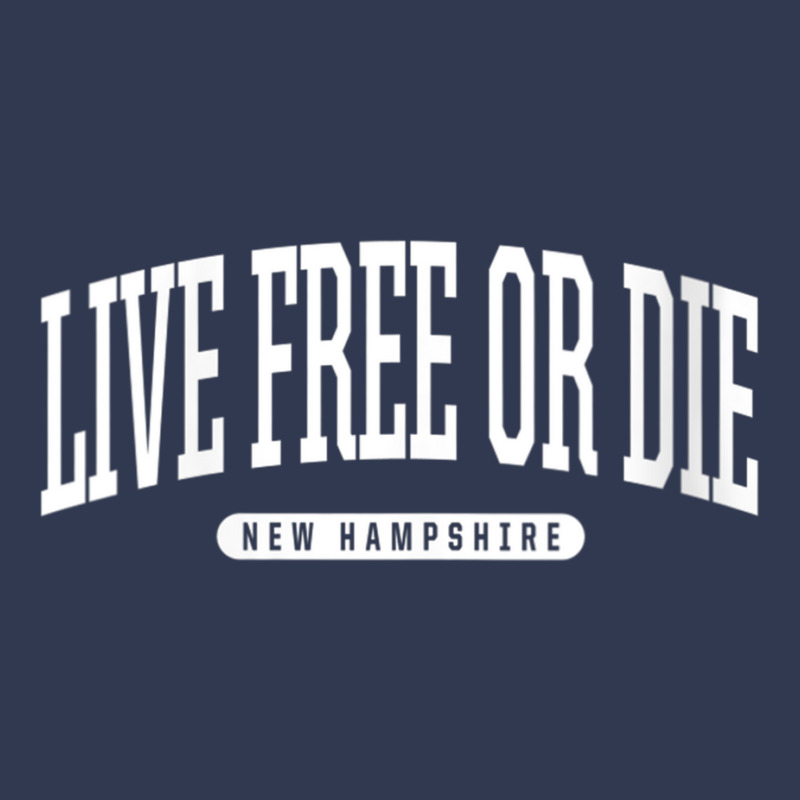 Womens College Style Live Free Or Die New Hampshire Souvenir Gift V Ne Basic T-shirt by cm-arts | Artistshot