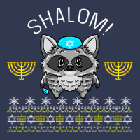 Shalom Menorah Jewish Racoon Design Cute Chanuka Jewish Gift Basic T-shirt | Artistshot