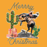 Rodeo Bucking Horse Western Cactus Cowboy Christmas Matching Basic T-shirt | Artistshot