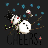 Cheers Snowman And Wine Christmas Basic Youth T-shirt | Artistshot